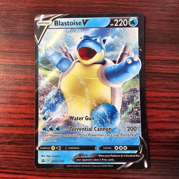 Other - Holo Blastoise V SWSH101 Sword & Shield Promo Card Pokemon TCG LP